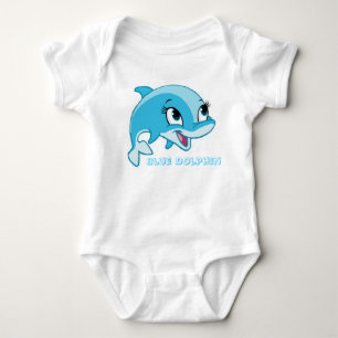 blauwe dolfijn romper