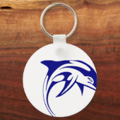 Blauwe dolfijn sleutelhanger (Voorkant)