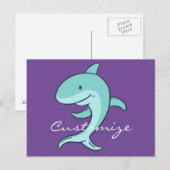 Blauwe dolfijnen Leaping Thunder_Cove Briefkaart (Voorkant / Achterkant)