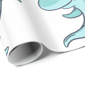 Blauwe dolfijnen Leaping Thunder_Cove Cadeaupapier (Rol Hoek)