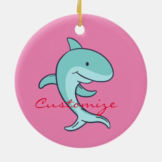 Blauwe dolfijnen Leaping Thunder_Cove Keramisch Ornament (Achterkant)