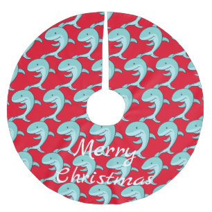 Blauwe dolfijnen Leaping Thunder_Cove Kerstboom Rok