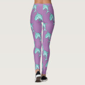 Blauwe dolfijnen Leaping Thunder_Cove Leggings (Achterkant)