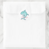 Blauwe dolfijnen Leaping Thunder_Cove Ronde Sticker (Tas)