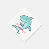 Blauwe dolfijnen Leaping Thunder_Cove Servet (Hoek)