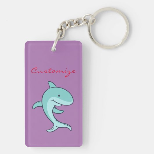 Blauwe dolfijnen Leaping Thunder_Cove Sleutelhanger (achterkant)