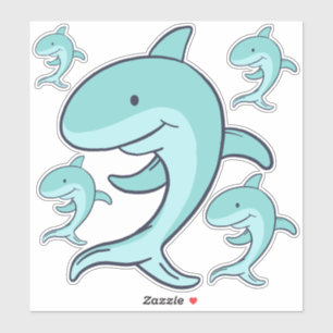 Blauwe dolfijnen Leaping Thunder_Cove Sticker