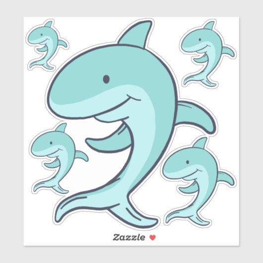 Blauwe dolfijnen Leaping Thunder_Cove Sticker (Vel)