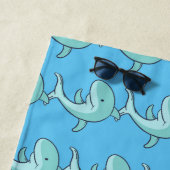 Blauwe dolfijnen Leaping Thunder_Cove Strandlaken (In situ)