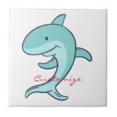 Blauwe dolfijnen Leaping Thunder_Cove Tegeltje (Voorkant)