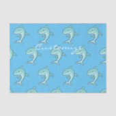 Blauwe dolfijnen Leaping Thunder_Cove Tissuepapier (Voorkant)