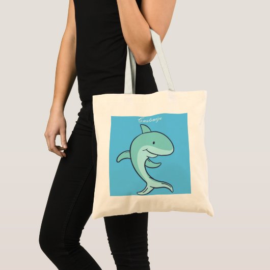 Blauwe dolfijnen Leaping Thunder_Cove Tote Bag (Voorkant (product))
