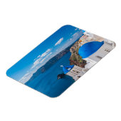 Blauwe Domes van Santorini Magneet (Linkerzijde)