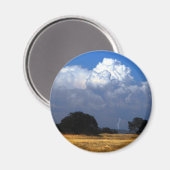 Blauwe donderkop magneet (Voorkant / Achterkant)