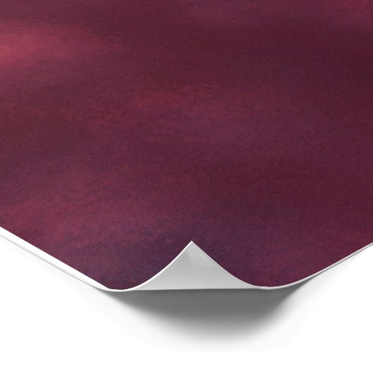 Blauwe dongbloesem poster (Hoek)