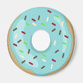 Blauwe donut magneet (Voorkant)