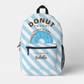 Blauwe Donut Rugzak (Voorkant)