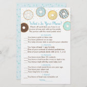 Blauwe Donut wat er in je telefoonschoenen zit (Voorkant / Achterkant)