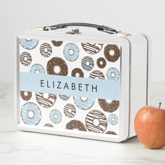 Blauwe Donuts, Bruine Donuts, Strooien, Jouw naam (In situ)