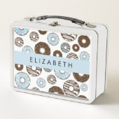 Blauwe Donuts, Bruine Donuts, Strooien, Jouw naam (Voorkant)