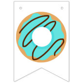 Blauwe Donuts Vlaggetjes (Eerste vlag)