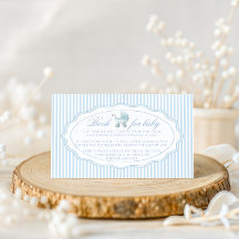 Blauwe Doodle Wandelwagenboek voor Baby Shower voo