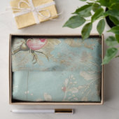 Blauwe doorn tissuepapier (Geschenk)