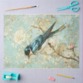 Blauwe doorn tissuepapier (Craft)