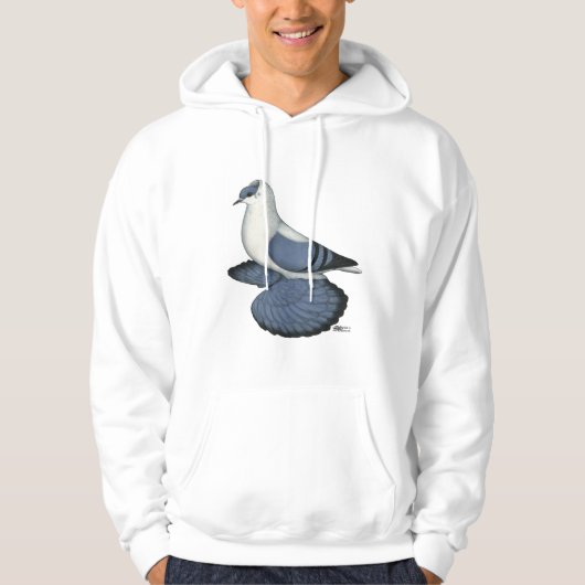 Blauwe doornhaai hoodie (Voorkant)