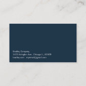 Blauwe doos II Visitekaartje (Achterkant)