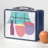 Blauwe doos met keukenontwerp (In situ)