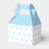 Blauwe doos met olifant Baby shower Bedankdoosjes (Achterkant)