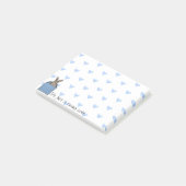 blauwe doos post-it® notes (Schuin)