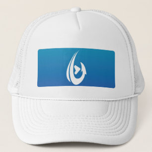 Blauwe doos trucker pet