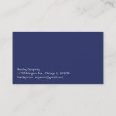 Blauwe doos visitekaartje (Achterkant)