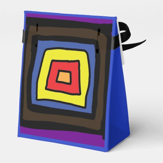 blauwe doos voor dank bedankdoosjes (Achterkant)