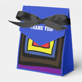 blauwe doos voor dank bedankdoosjes