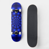 Blauwe draaikolk persoonlijk skateboard (Voorkant)