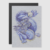 Blauwe draak (Voorkant / Achterkant)