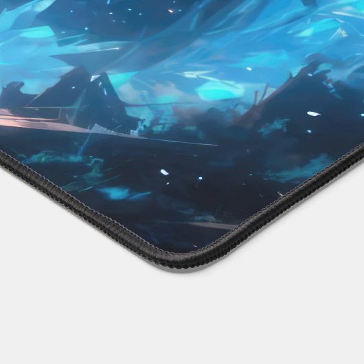 blauwe draak bureaumat (Hoek)