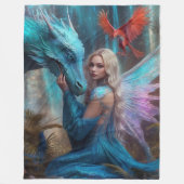 Blauwe draak deken (Voorkant)