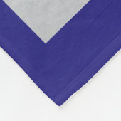 Blauwe draak fleece deken (Hoek)