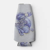 Blauwe draak flesjeskoeler (Voorkant)