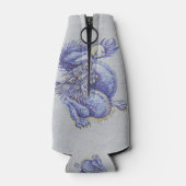 Blauwe draak flesjeskoeler (Achterkant)