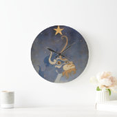 Blauwe draak grote klok (Huis)