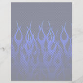 Blauwe draak in koolstofvezelstijlen van Chrome Flyer (Achterkant)