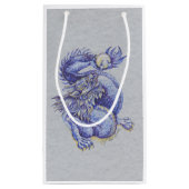 Blauwe draak klein cadeauzakje (Achterkant)