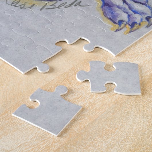 Blauwe draak legpuzzel (Zijkant)