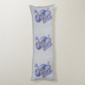 Blauwe draak lichaamskussen (Achterkant (Verticaal))