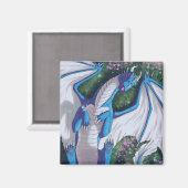 Blauwe draak magneet (Voorkant / Achterkant)